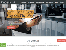 Tablet Screenshot of enovik.com